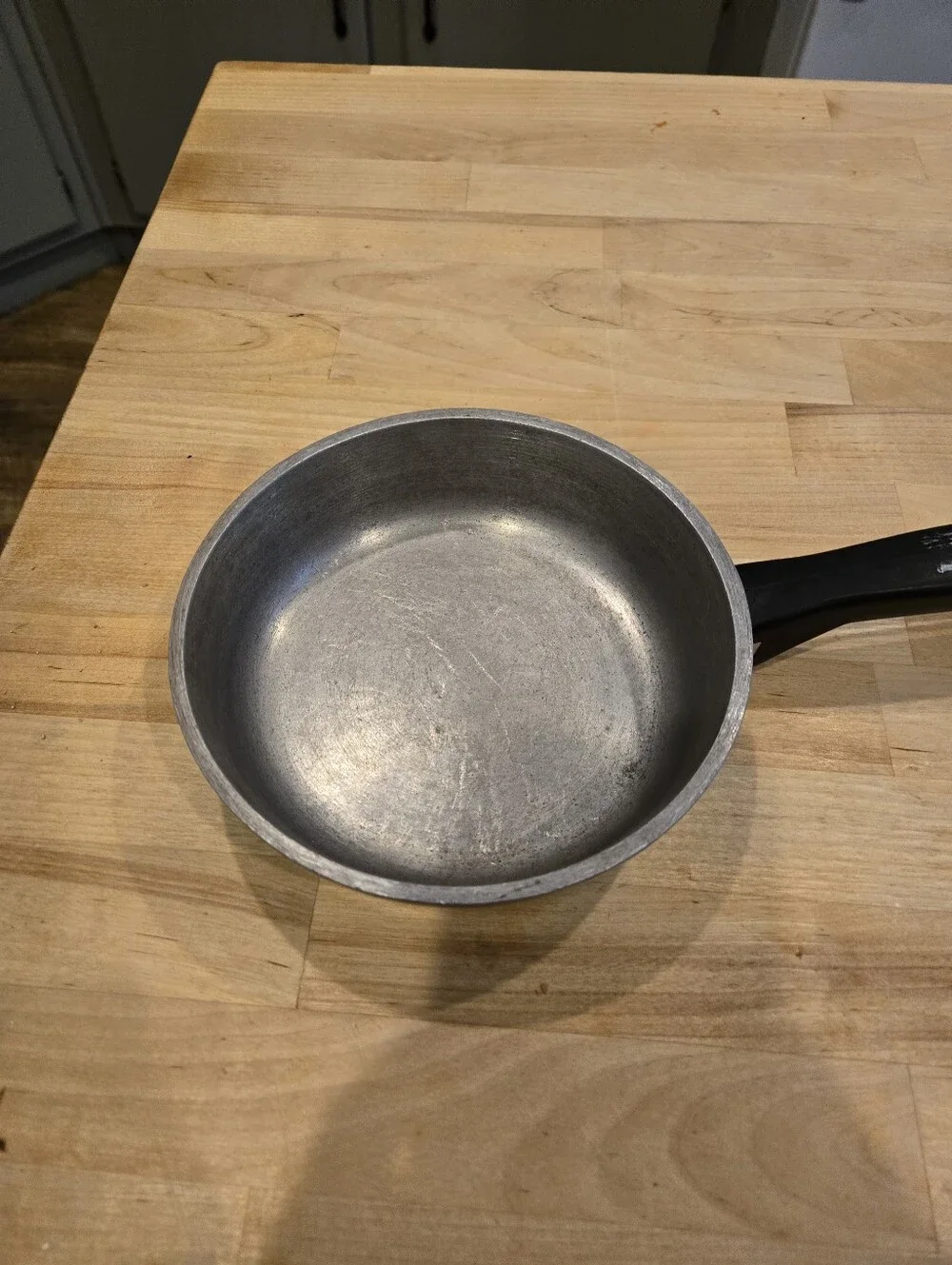 Vintage Club Aluminum Turquoise Blue Skillet Frying Pan No Lid 7 Inch MCM